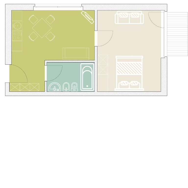 Residence Panorama - Appartamento con 1 Camera da Letto - 2