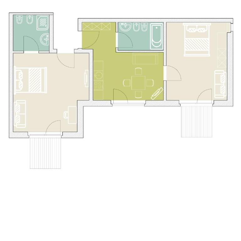 Residence Panorama - Appartamento con 2 Camere da Letto (4 Adulti) - 2