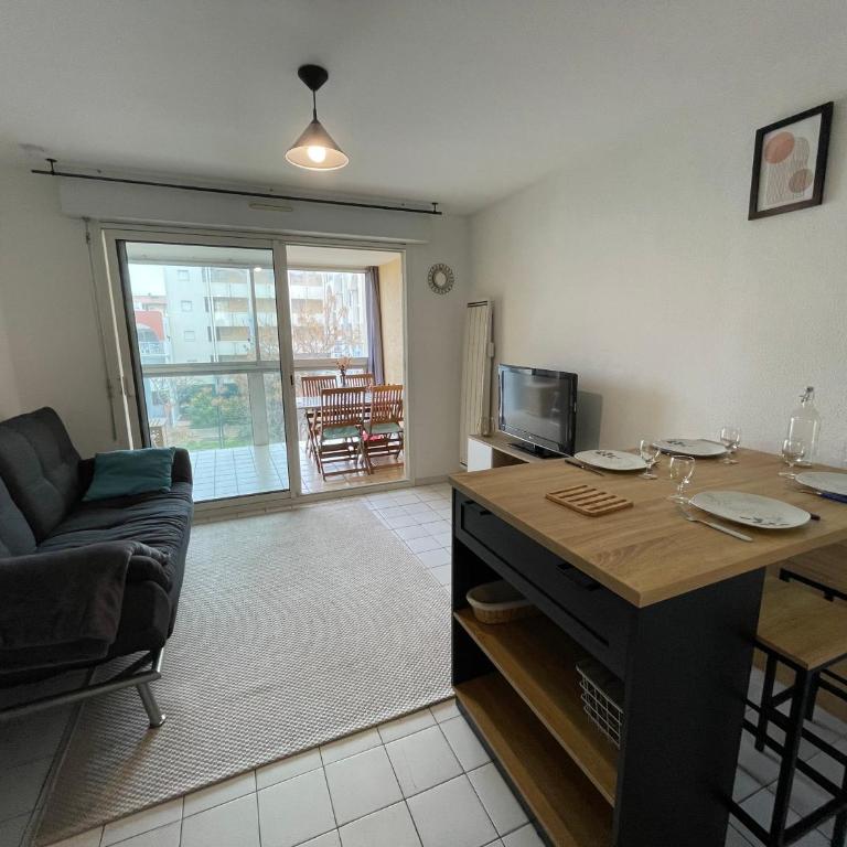 Plages & Marina - joli T2 à 200m des plages Sète - Apartment mit 1 Schlafzimmer - 16