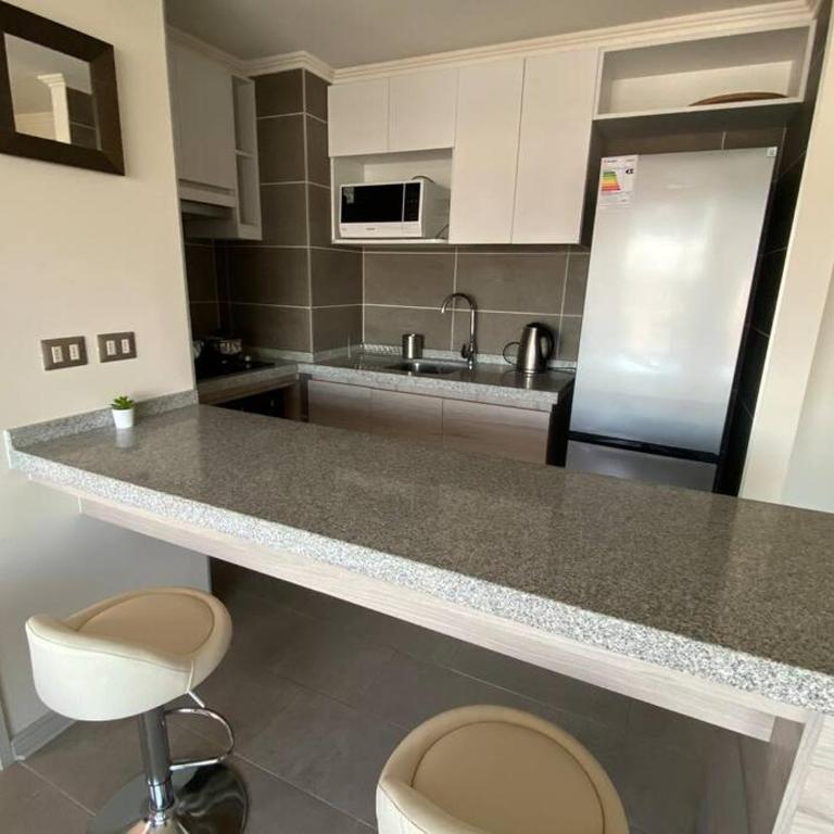 Hermoso Departamento con excelente vista, a pasos de la Quinta Vergara, cercano a Reloj de Flores y Playa Caleta Abarca - Two-Bedroom Apartment with View - 39