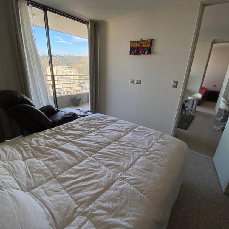 Hermoso Departamento con excelente vista, a pasos de la Quinta Vergara, cercano a Reloj de Flores y Playa Caleta Abarca - Two-Bedroom Apartment with View - 40