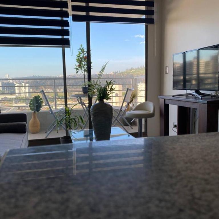 Hermoso Departamento con excelente vista, a pasos de la Quinta Vergara, cercano a Reloj de Flores y Playa Caleta Abarca - Two-Bedroom Apartment with View - 42
