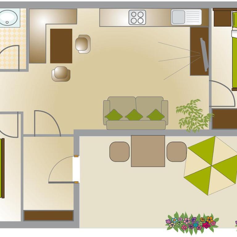 Apart Ahorn - Apartment mit 2 Schlafzimmern - 7