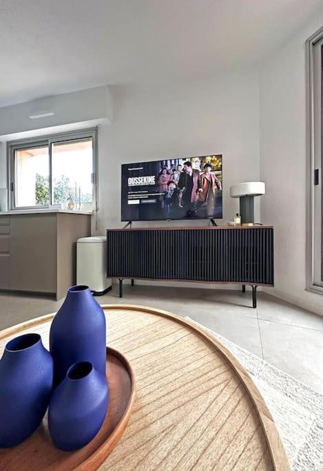 Vue exceptionnelle - 4 pers. jardin clim parking - Appartamento con 1 Camera da Letto - 39