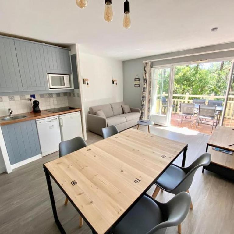 Appart moderne grande piscine Lacanau océan pinède - Appartement 1 Chambre - 24