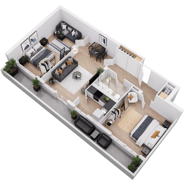 AirHosted - Lucerne City Centre - Apartment mit 2 Schlafzimmern - 2