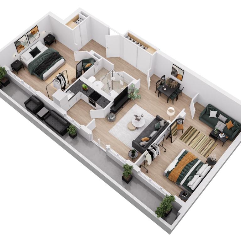 AirHosted - Lucerne City Centre - Apartment mit 2 Schlafzimmern - 17