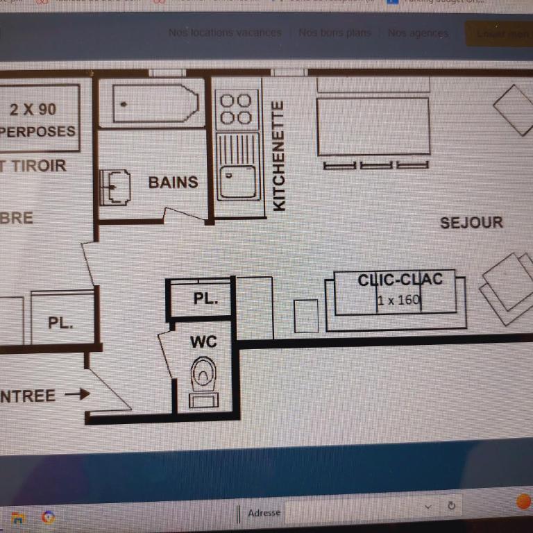 PLEINE PISTE LES SAISIES 5 Personnes - One-Bedroom Apartment - 5