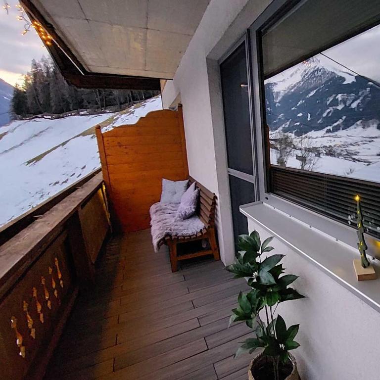 Pension Riese - Apartment mit 1 Schlafzimmer, Balkon und Bergblick - 14