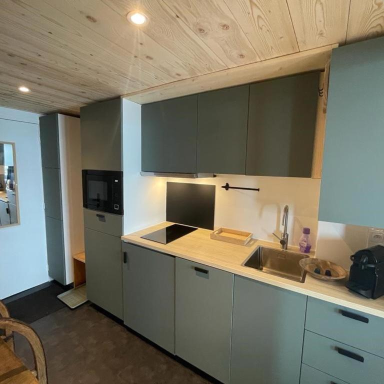 Studio rénové avec Balcon, Pieds des pistes, WIFI - FR-1-502-552 - Studio - 2
