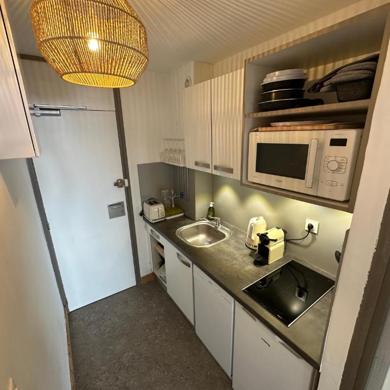 Paquebot des Neiges - Appartement 4 personnes - Vue Mont Blanc - Appartement 1 Chambre - 7