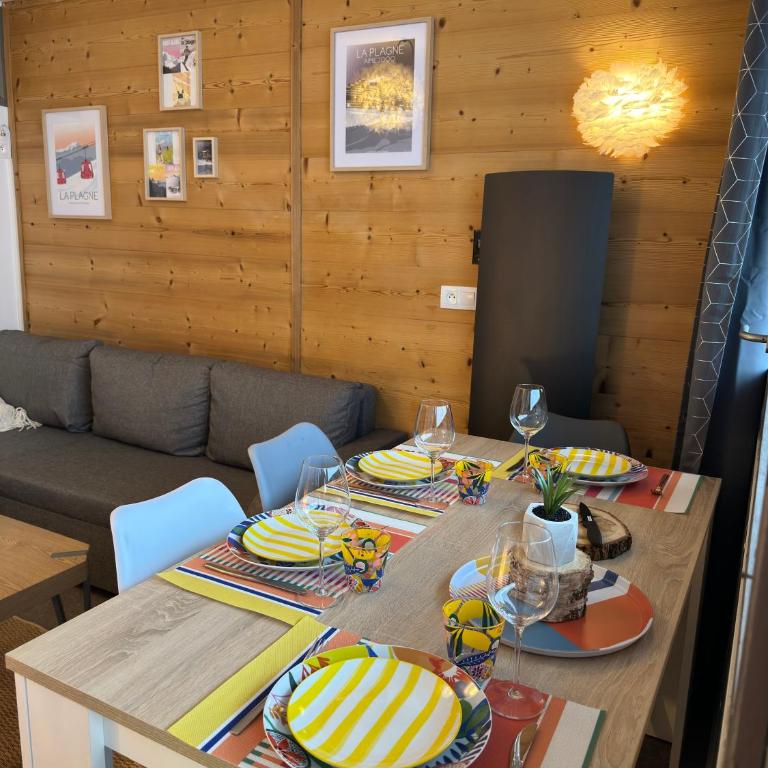 Paquebot des Neiges - Appartement 4 personnes - Vue Mont Blanc - Appartement 1 Chambre - 22