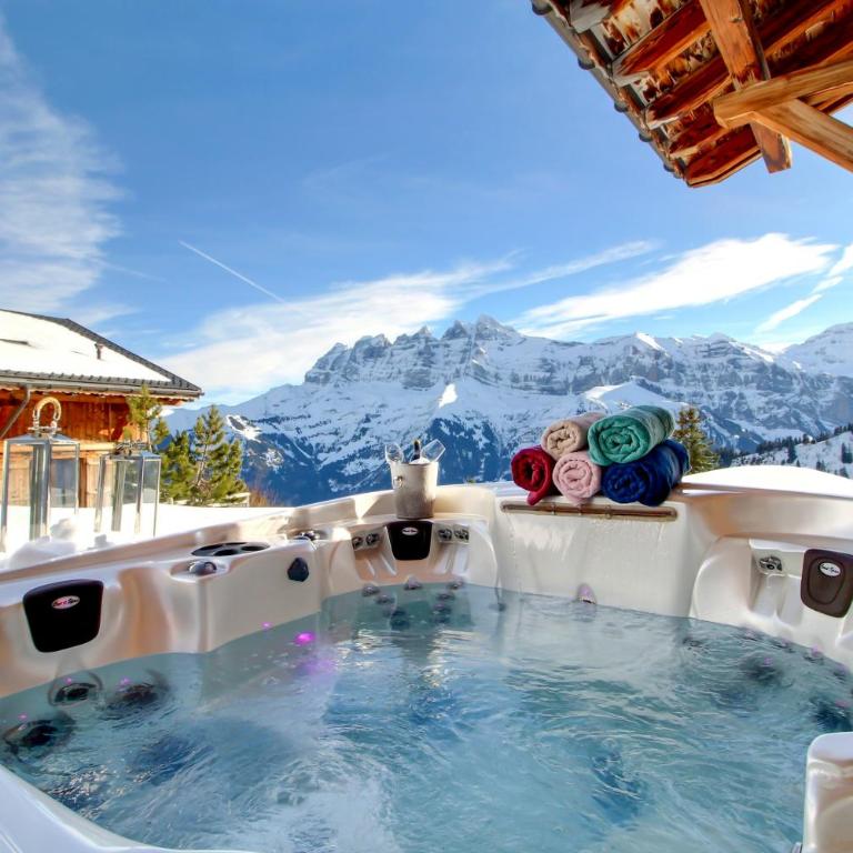 Alpine chic Chalet Béliers Jacuzzi Sauna - Superior Chalet - 1
