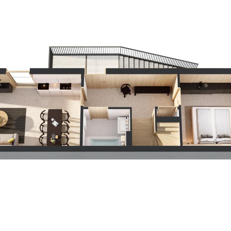 Hideaway Planneralm operated by JUFA Hotels - Apartment mit 2 Schlafzimmern - 8