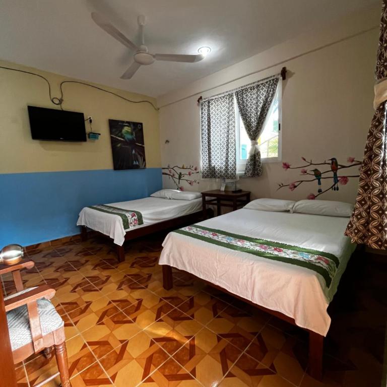 Casona del Negro Aguilar - Habitación Doble con vistas al jardín - 2 camas - 12