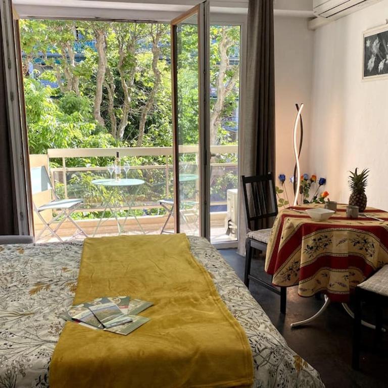 Studio balcon, centre ville, proximité plages, commerces, restaurants, musées... - Apartment mit 1 Schlafzimmer - 18