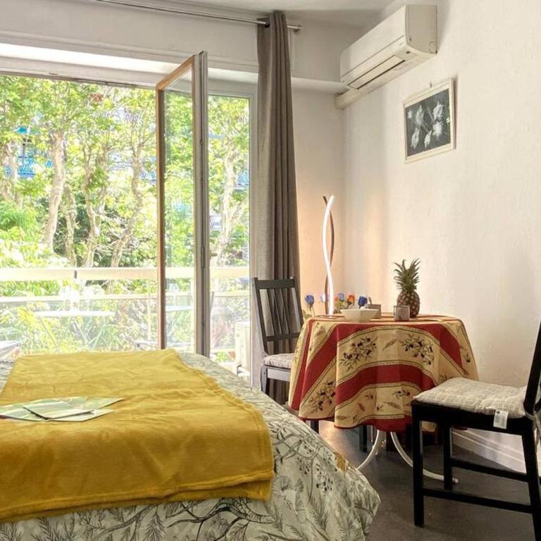 Studio balcon, centre ville, proximité plages, commerces, restaurants, musées... - Apartment mit 1 Schlafzimmer - 24