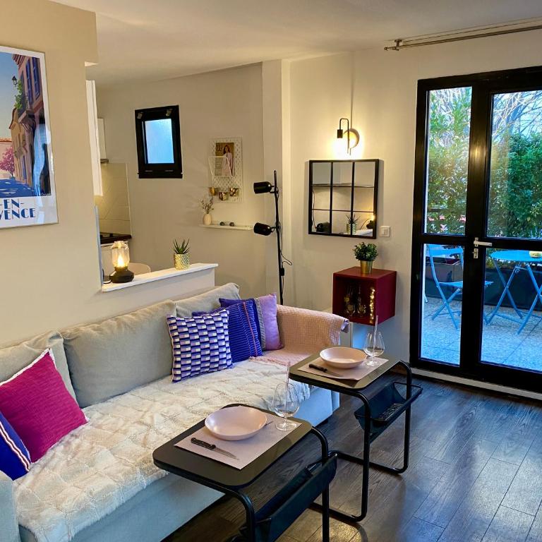 Ma place au sud Aix Terrasse Parking - Apartment mit 1 Schlafzimmer - 15