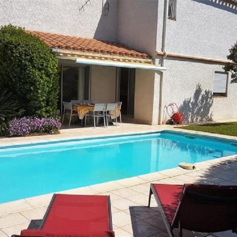 Villa 8 personnes avec piscine privative Secteur Golf- Proche Plage - Climatisation - Villa - 1