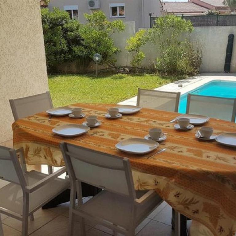 Villa 8 personnes avec piscine privative Secteur Golf- Proche Plage - Climatisation - Villa - 10