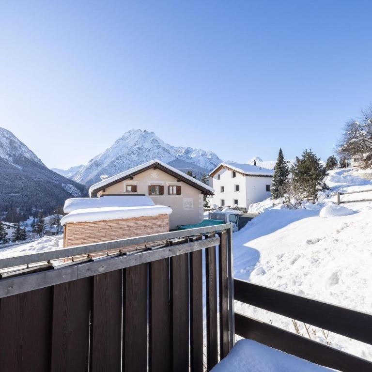 Chasa Val 3 - Apartment mit Blick auf die Berge - 10