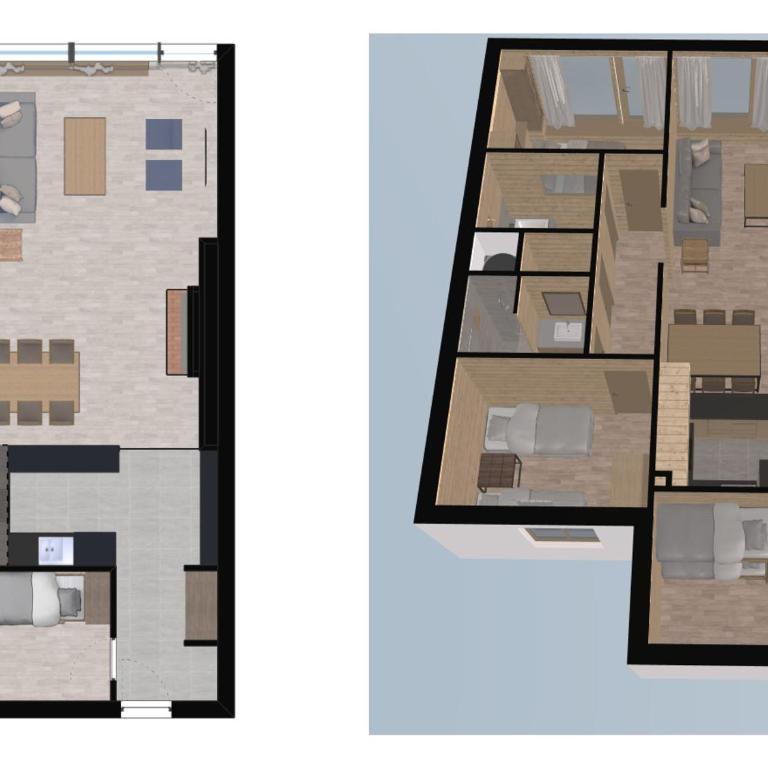 Charmant appartement 4 pièces avec WIFI à Val-d'Isère - Appartamento con 3 Camere da Letto - 4