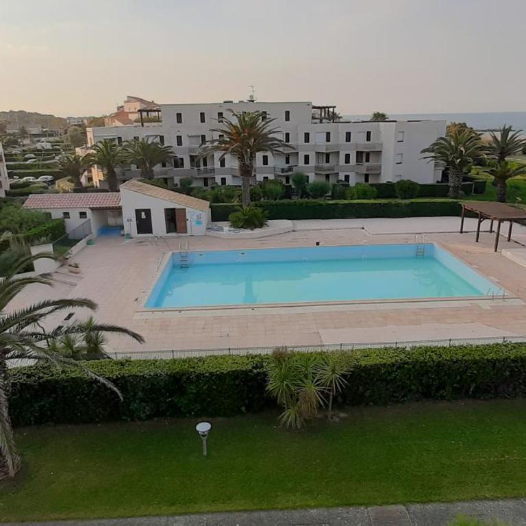 CAPITELLES - Face à la mer et la piscine - front de mer - ref vuail - Apartamento de 1 dormitorio - 8