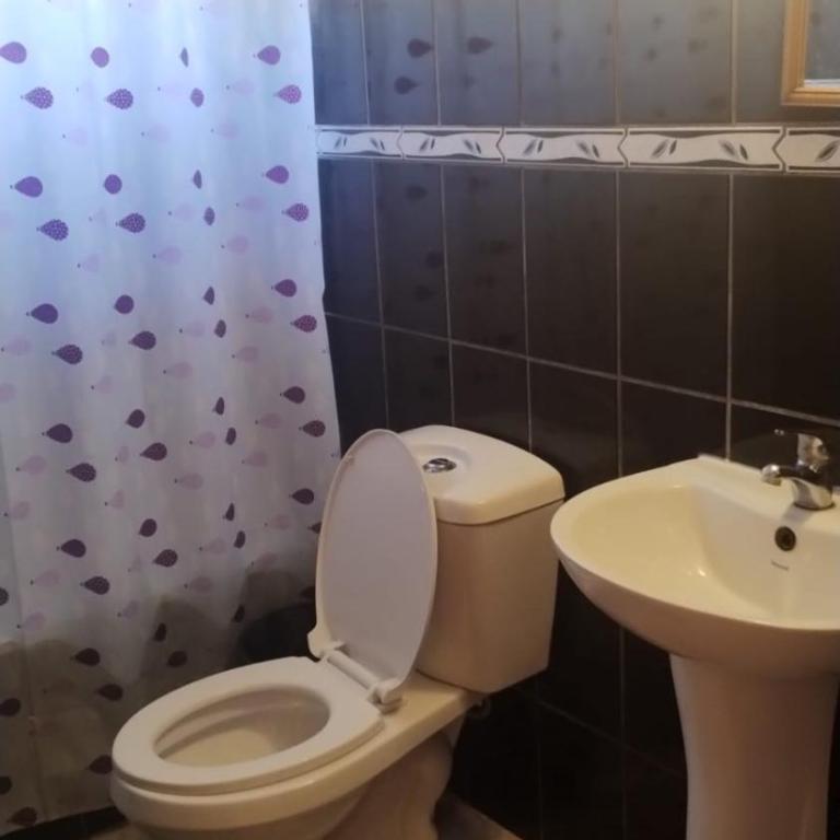 CABAÑA LA CASONA, salón, comedor y cocina amplia, con baño en la habitación y uno adicional, se alcanzan a ver las islas y el mar - Apartment - 4