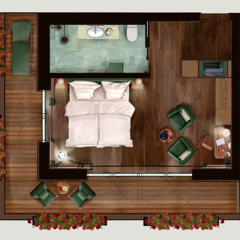 Posthotel Taube - Doppelzimmer mit Balkon - 1