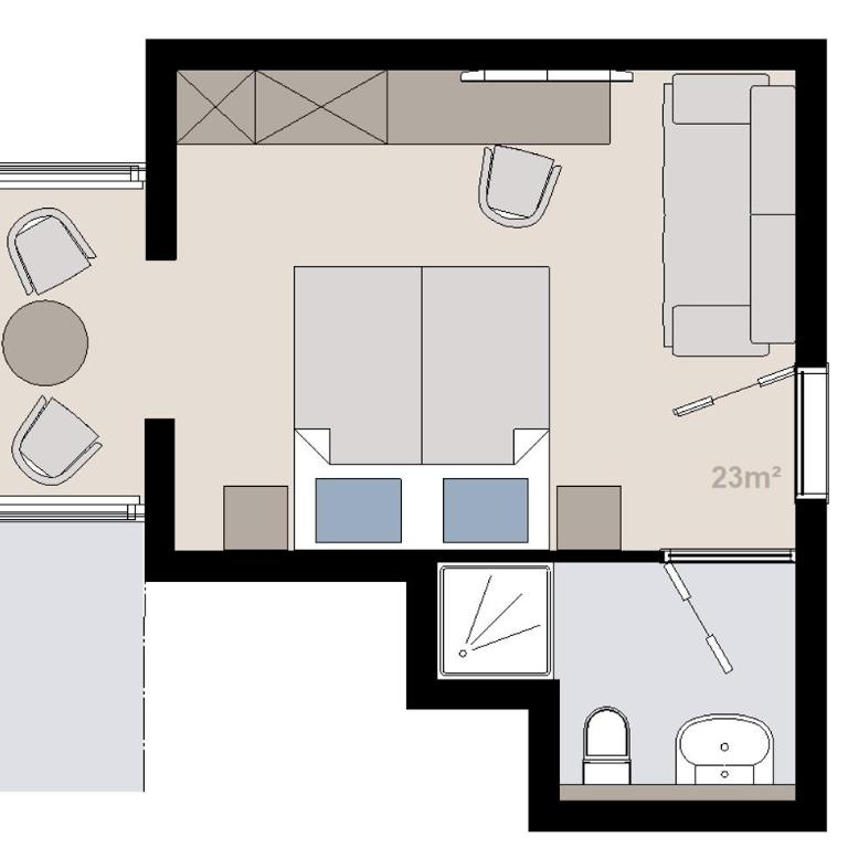 Hotel Alpina - Doppelzimmer - 2