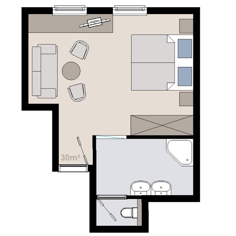 Hotel Alpina - Deluxe Doppelzimmer - 1
