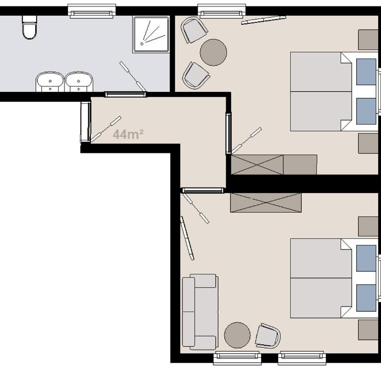 Hotel Alpina - Familiensuite - 3