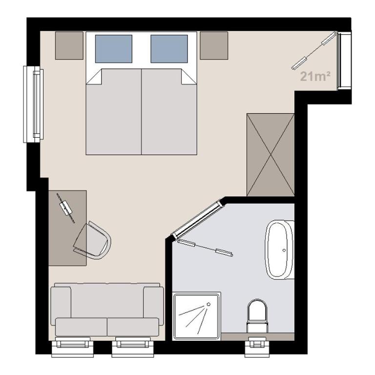Hotel Alpina - Doppelzimmer - 4