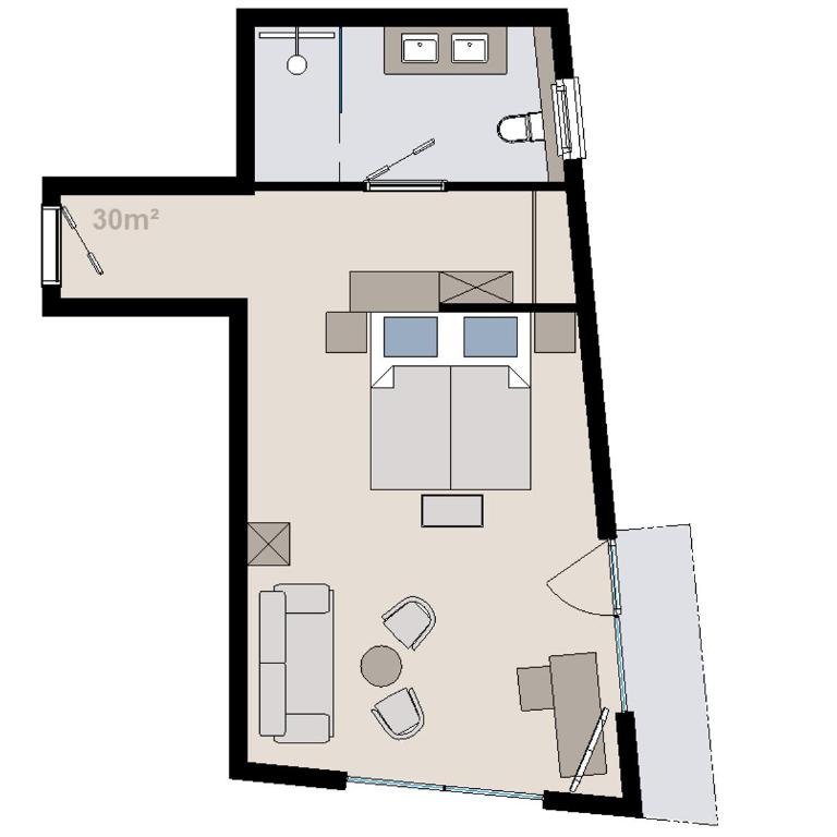 Hotel Alpina - Junior Suite mit Balkon - 6