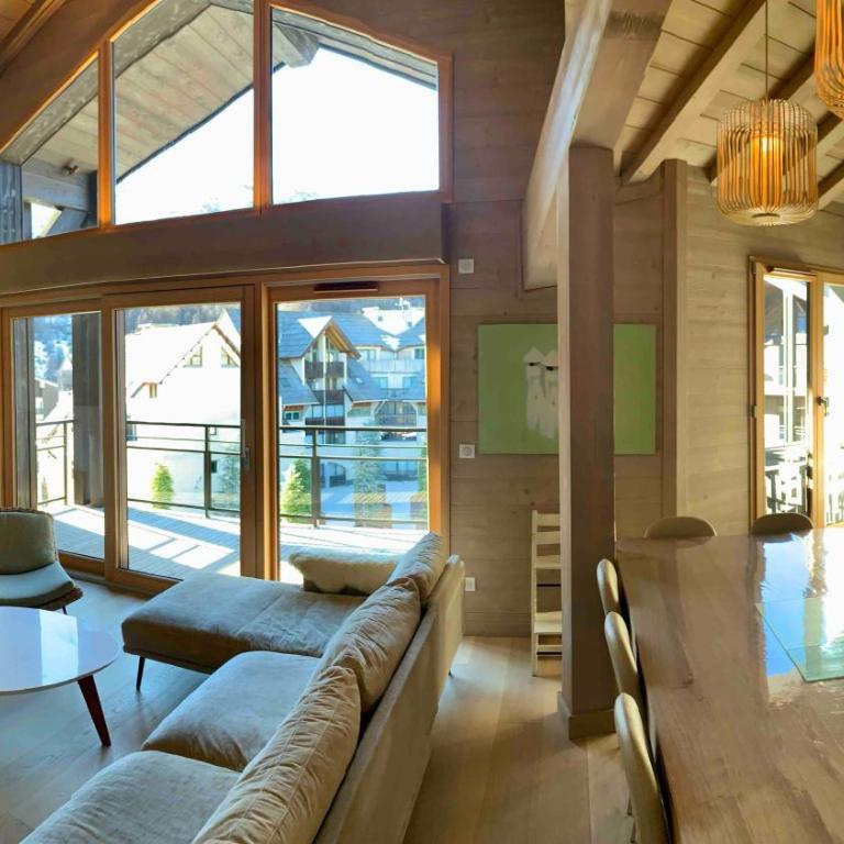 Le chalet sous-toiture Nánshān : spacieux, lumineux et idéalement situé à Auron - Appartement - 3