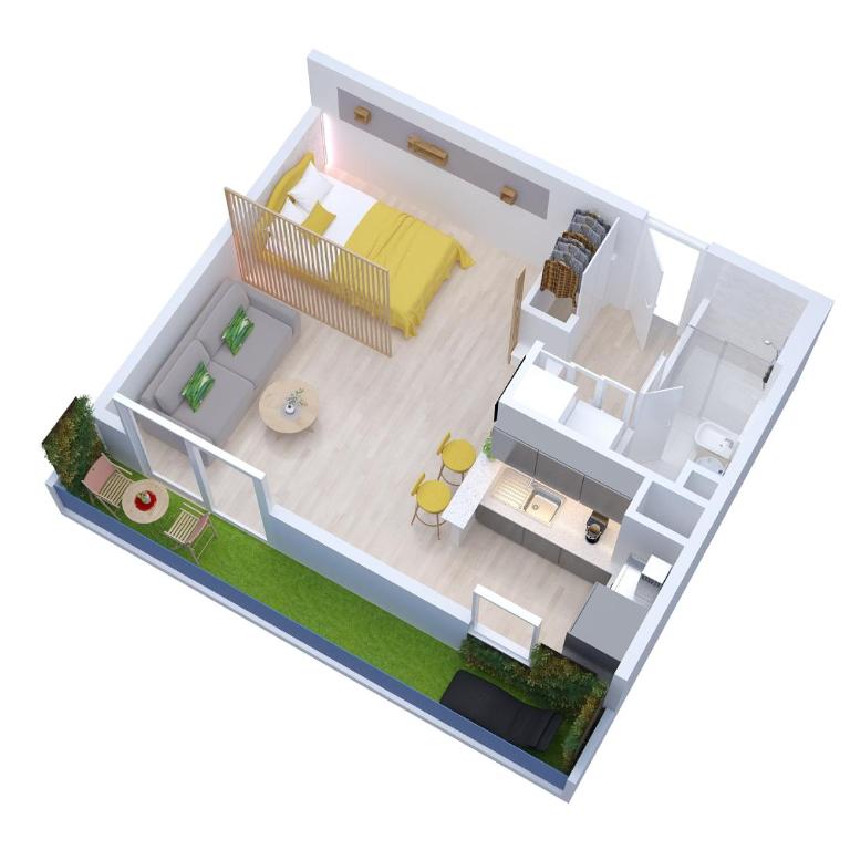 Le 182 promenade du soleil - Appartement 1 Chambre - 5
