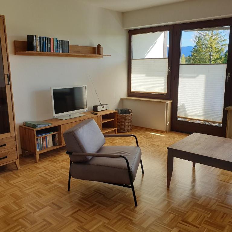 Lechbruck am See Zentral nahe Bootshafen Apartment Wellmann - Apartment mit Blick auf die Berge - 8