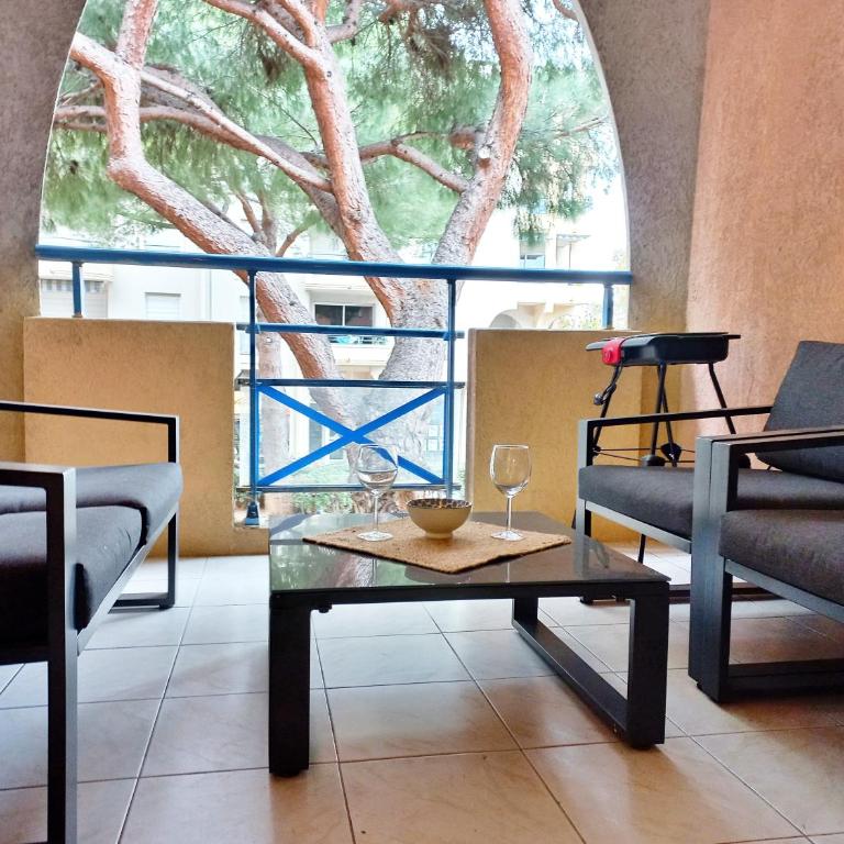 " Le Bleu Marine" Port Fréjus - Cosy T2- Clim & WIFI - Appartamento con 1 Camera da Letto - 21