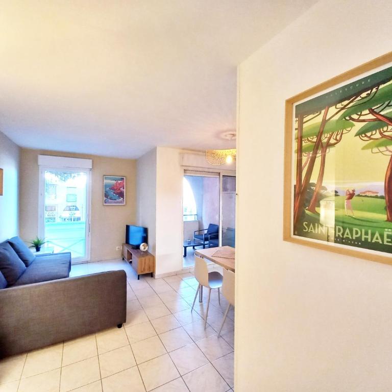 " Le Bleu Marine" Port Fréjus - Cosy T2- Clim & WIFI - Appartamento con 1 Camera da Letto - 9