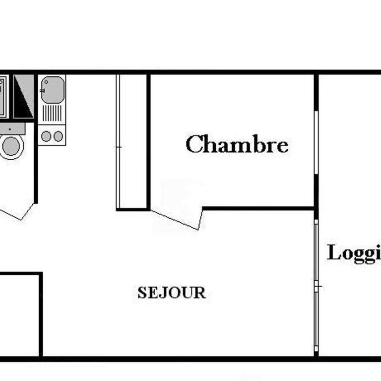 Charmant T2 cabine à Sète avec loggia et parking privé - FR-1-338-450 - Appartement - 14