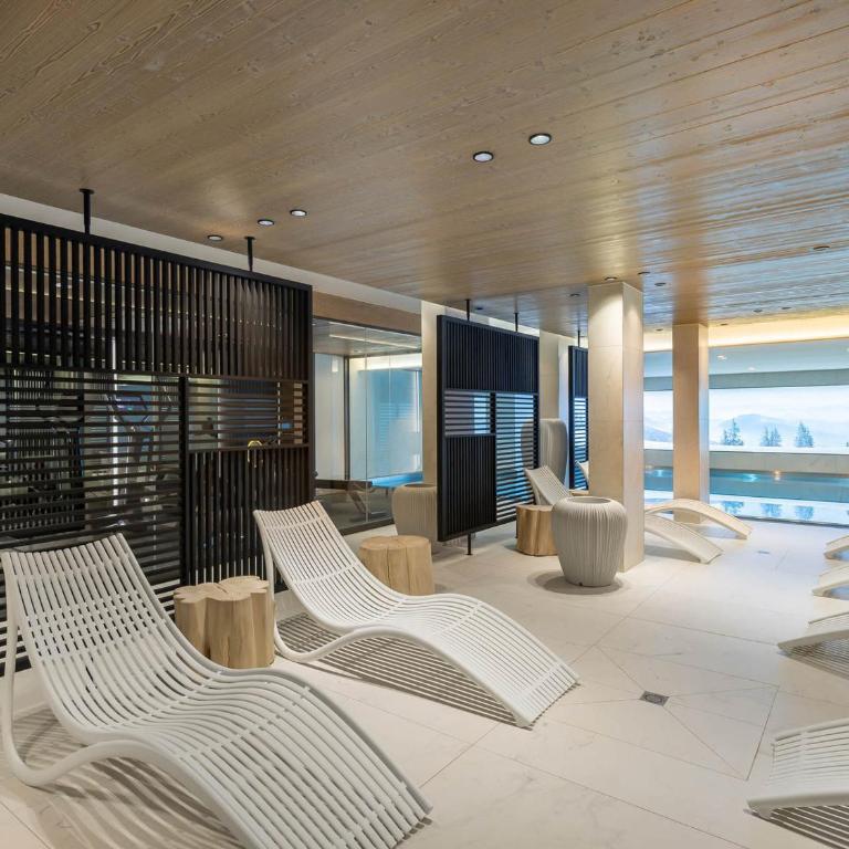 Chalet avec spa partagé, 5 chambres, piscine, parkings à Megève - FR-1-569-187 - Appartement - 5