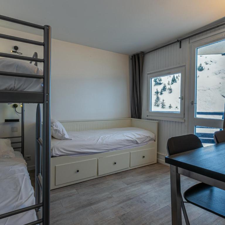 Val d'Isère - La Daille : Appartement 3 pièces cabine, 6 pers, skis aux pieds, balcon, parking inclus - FR-1-694-342 - Appartement - 11