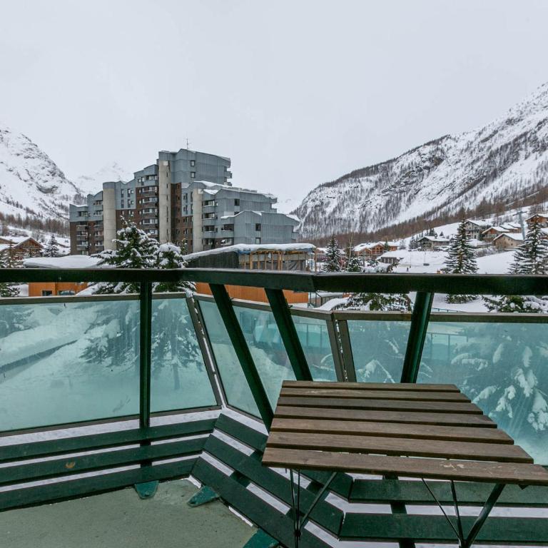 Val d'Isère - La Daille : Appartement 3 pièces cabine, 6 pers, skis aux pieds, balcon, parking inclus - FR-1-694-342 - Appartement - 15