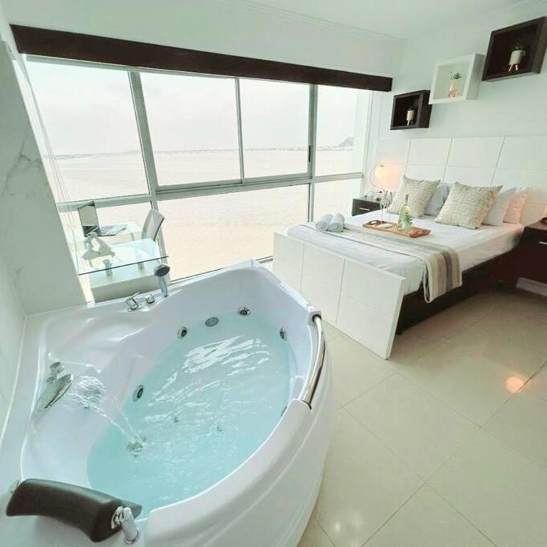 Ecusuites Ejecutiva Mini view río guayas Aeropuerto - Apartamento de 1 dormitorio - 10