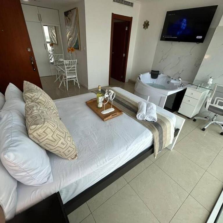 Ecusuites Ejecutiva Mini view río guayas Aeropuerto - Apartamento de 1 dormitorio - 25