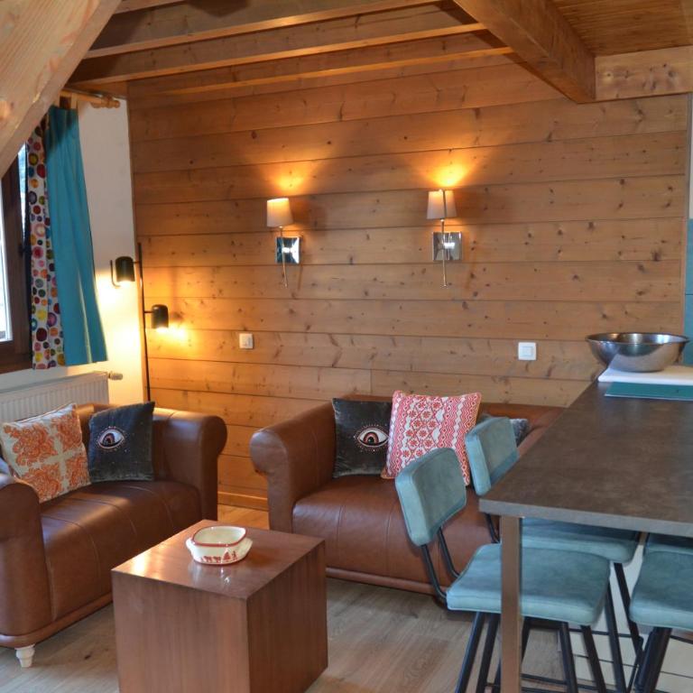 Hôtel et Chalet Au Coin Du Feu Chilly Powder - Appartement en Duplex - 15