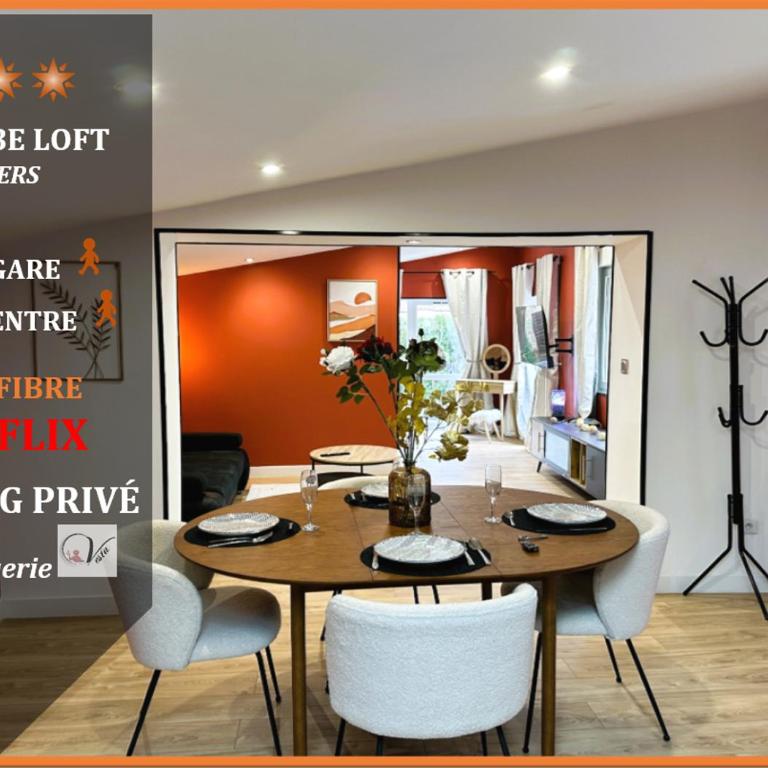 Loft O'Chalet - 10 min GARE - PARKING PRIVÉ - Appartamento con 1 Camera da Letto - 1