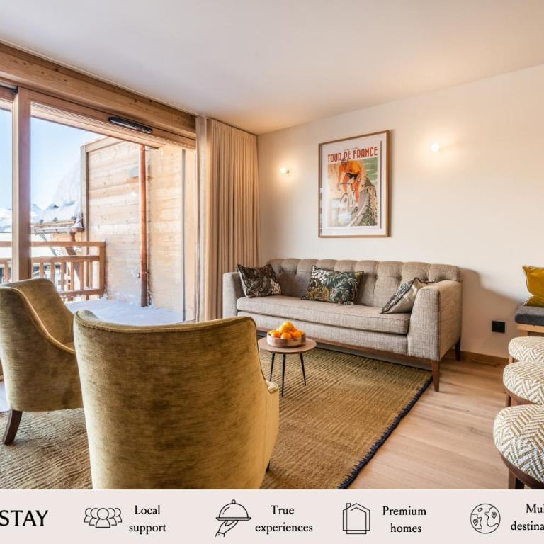 Apartment Sipo Alpe D'Huez - by EMERALD STAY - Three-Bedroom Apartment - 1