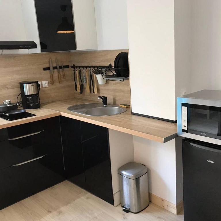 Appartement à 30 m de la plage - lumineux - respirant - WIFI - Le Cérès 1 - Apartment mit 1 Schlafzimmer - 9