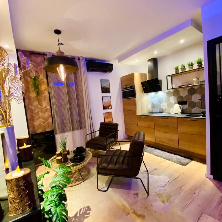 Saphir Spa - Sauna Balnéo Chromothérapie Massage - Apartamento de 1 dormitorio - 14